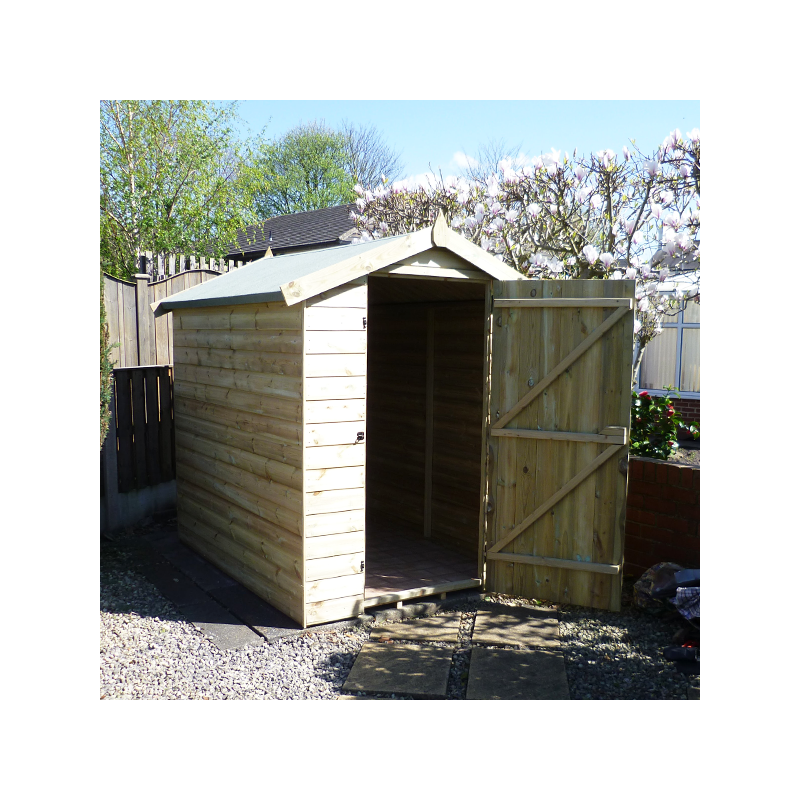 Deluxe Apex Shiplap Tanalised Garden Shed Jons Sheds